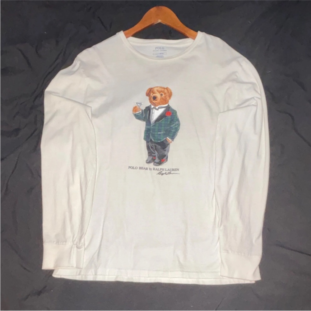 Polo by Ralph Lauren Cream Crew Neck Shirt